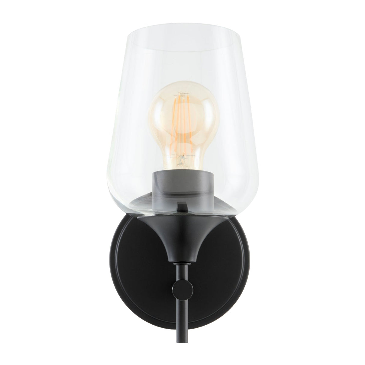 Modern European furniture - Black Framed Glass Wall Lamp - www.oroa.com