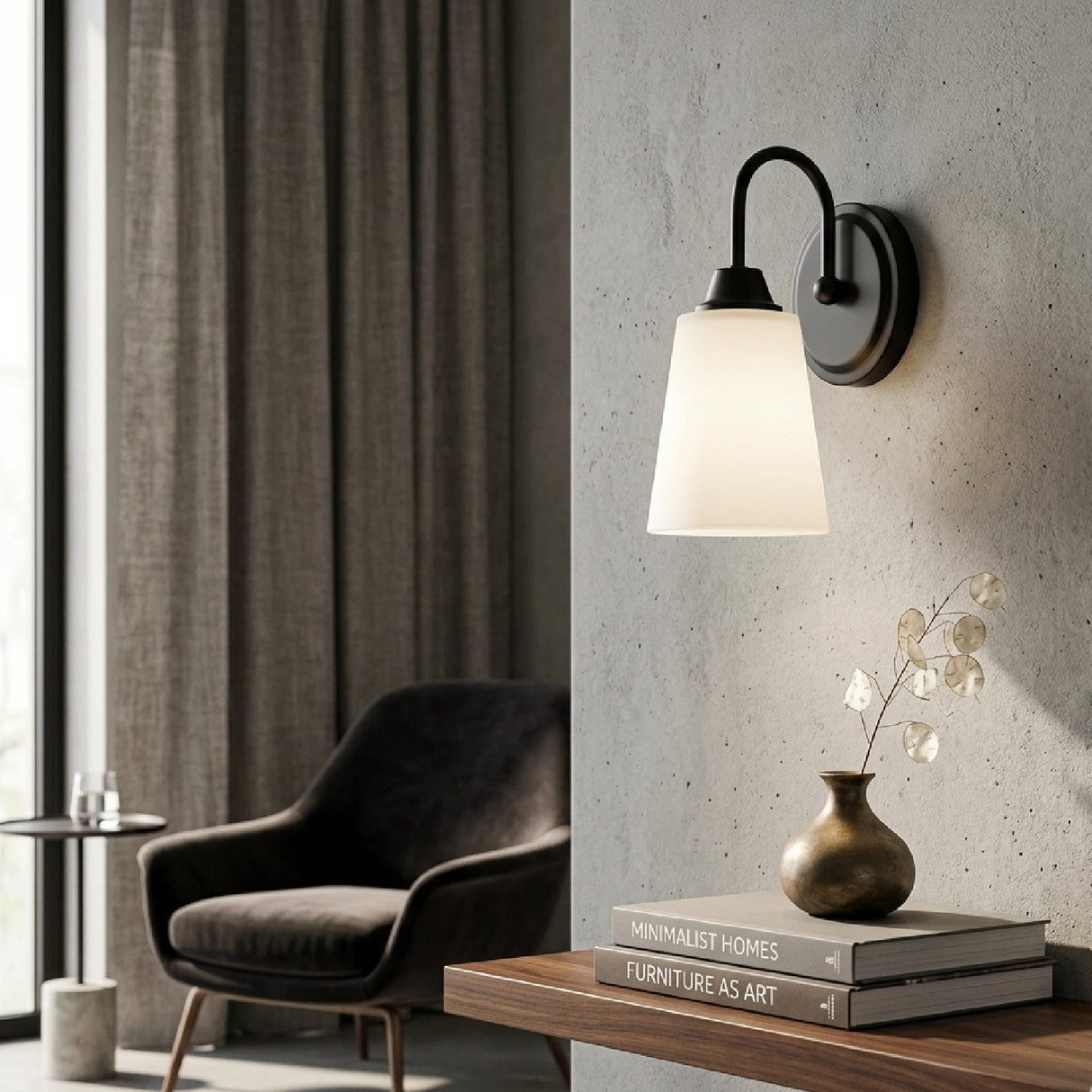 Modern European furniture - Glass Wall Lamp - www.oroa.com