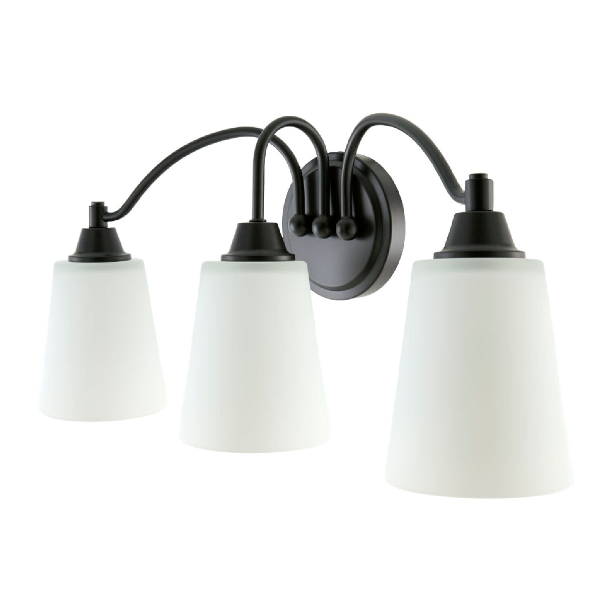 Modern European furniture - Glass Shades 3-Light Wall Lamp - www.oroa.com