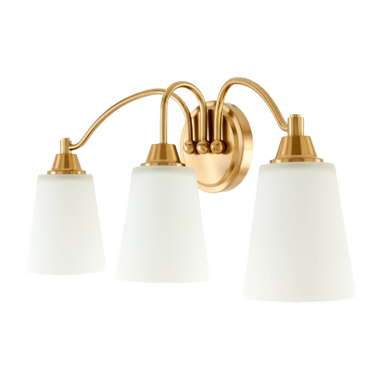 Modern European furniture - Glass Shades 3-Light Wall Lamp - www.oroa.com