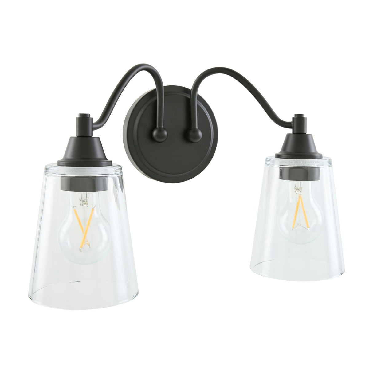 Modern European furniture - Glass Shades 2-Light Wall Lamp - www.oroa.com