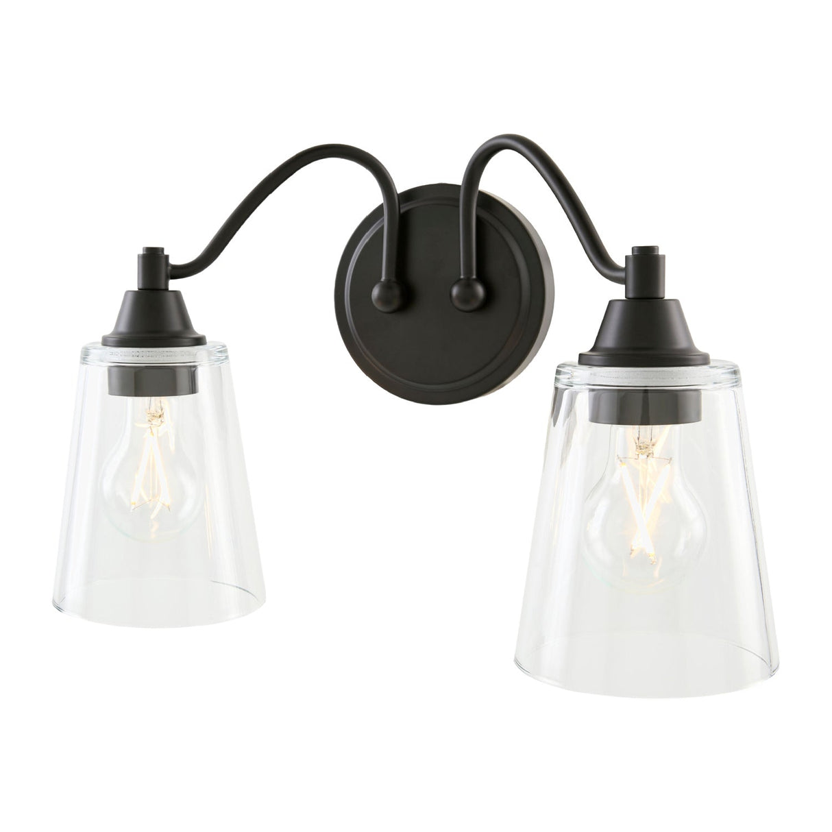 Modern European furniture - Glass Shades 2-Light Wall Lamp - www.oroa.com