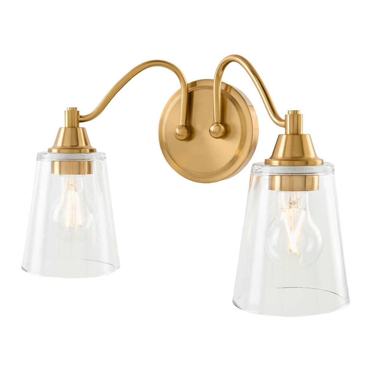 Modern European furniture - Glass Shades 2-Light Wall Lamp - www.oroa.com