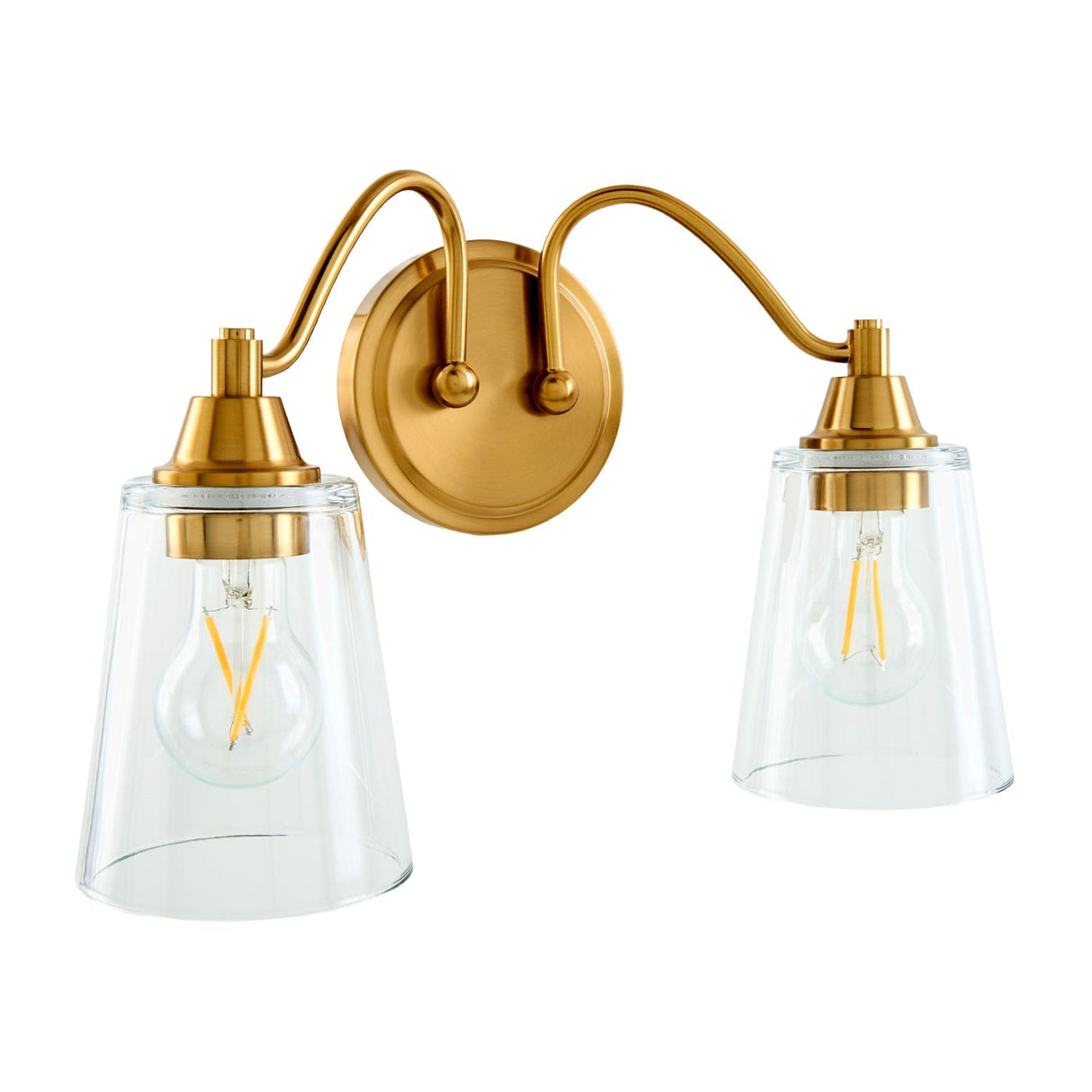 Modern European furniture - Glass Shades 2-Light Wall Lamp - www.oroa.com