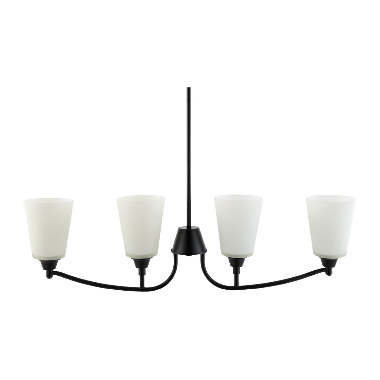 Modern European furniture - Glass Shades 4-Light Chandelier - www.oroa.com
