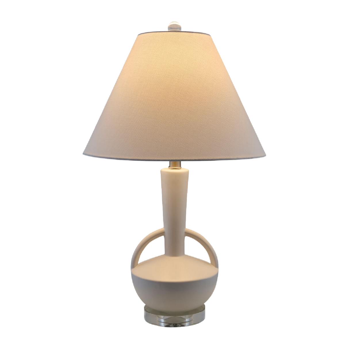 Modern European furniture - Empire Linen Ceramic Table Lamp - www.oroa.com