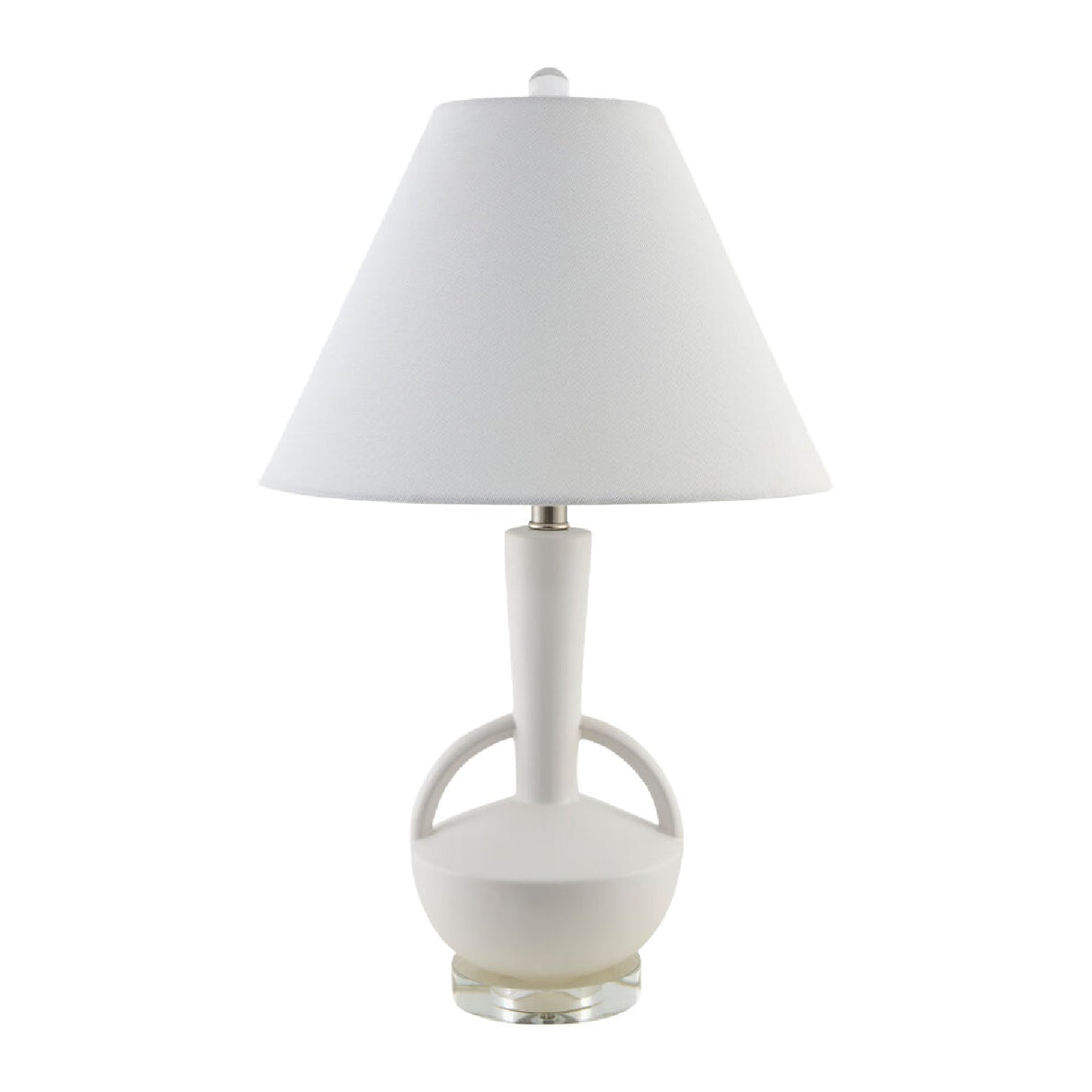 Modern European furniture - Empire Linen Ceramic Table Lamp - www.oroa.com
