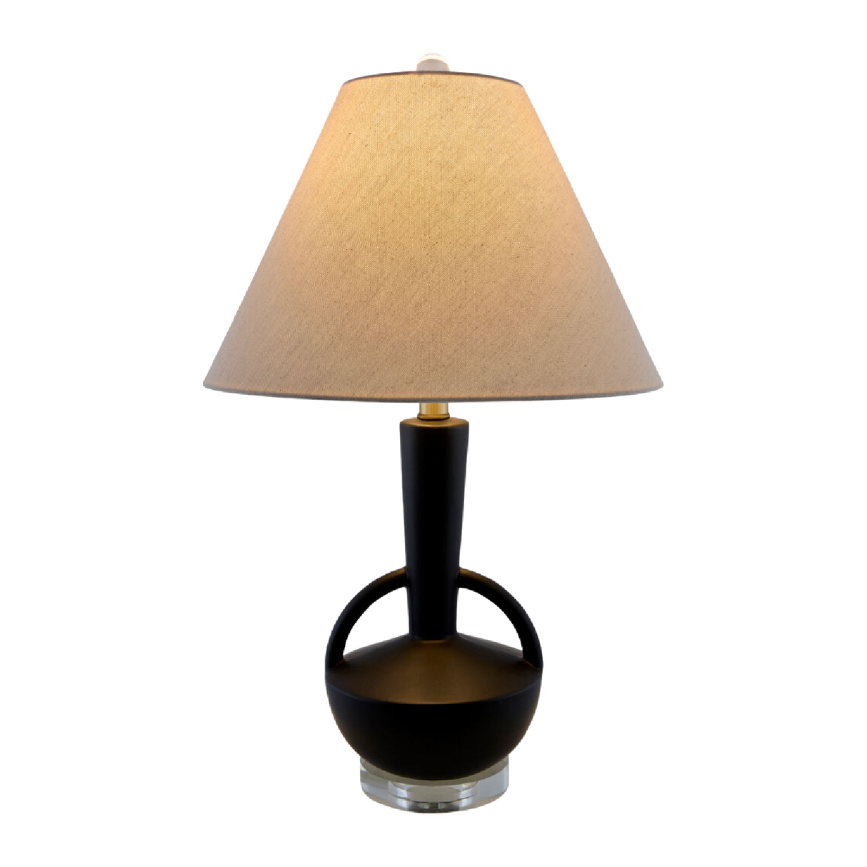 Modern European furniture - Empire Linen Ceramic Table Lamp - www.oroa.com
