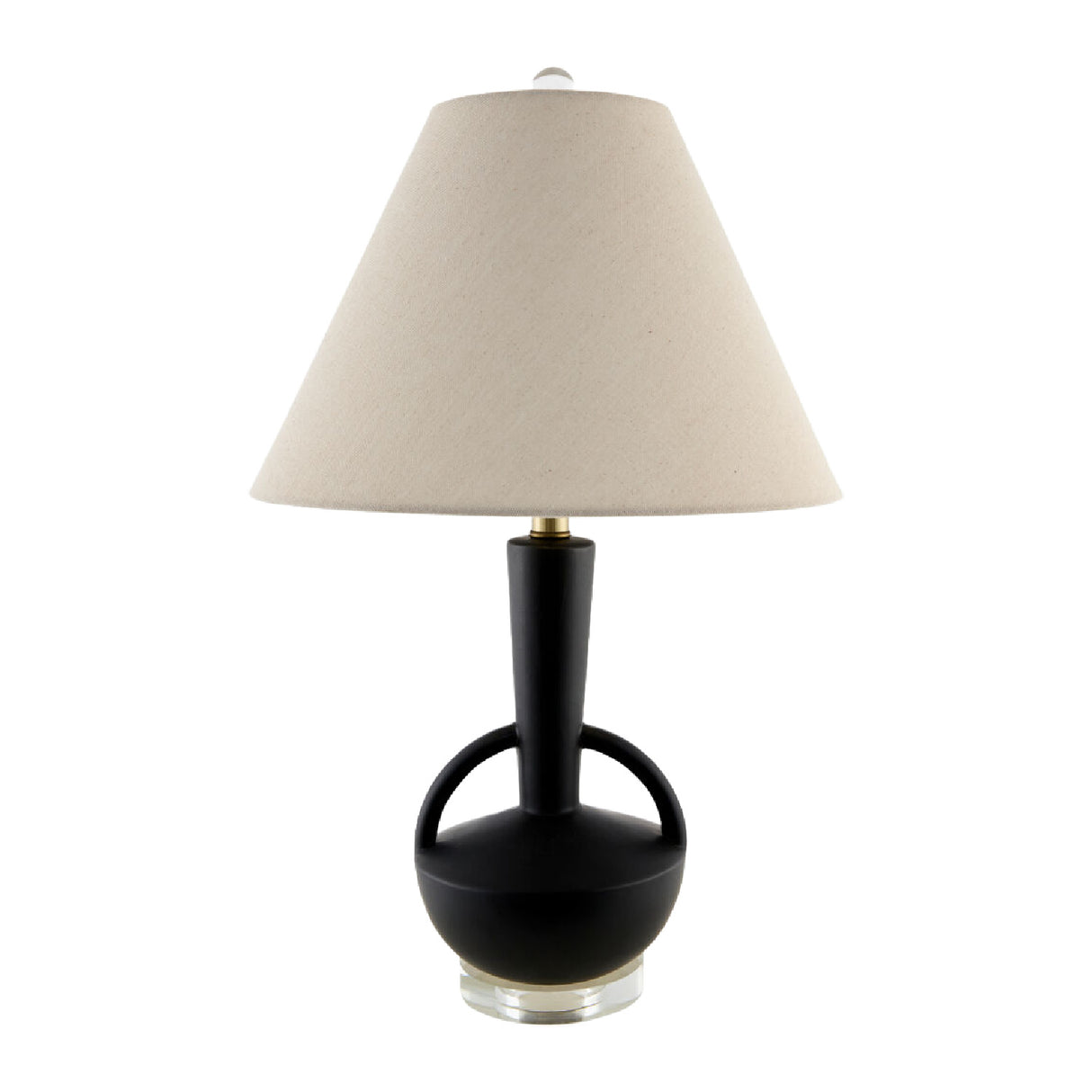 Modern European furniture - Empire Linen Ceramic Table Lamp - www.oroa.com