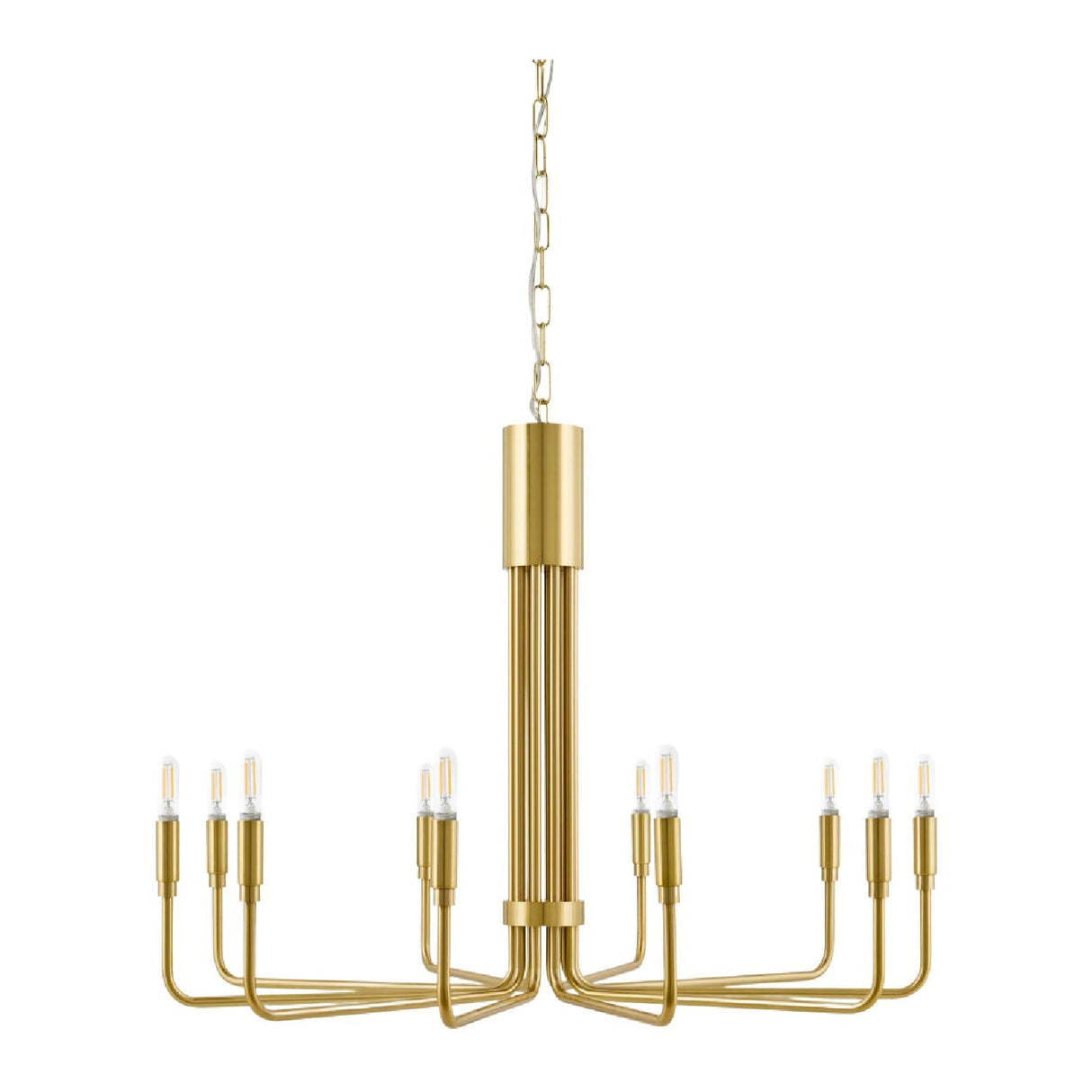 Modern European furniture - Gold 10-Light Pendant Lamp - www.oroa.com