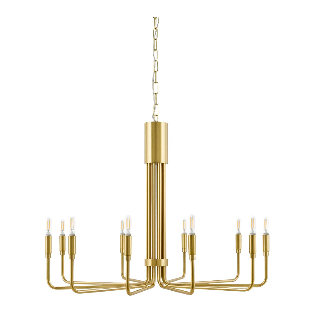 Modern European furniture - Gold 10-Light Pendant Lamp - www.oroa.com