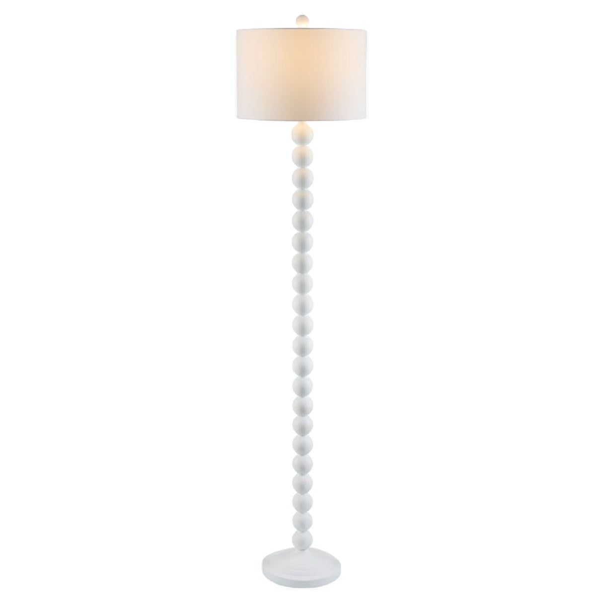 Modern European furniture - Painted White Accent Floor Lamp - www.oroa.com