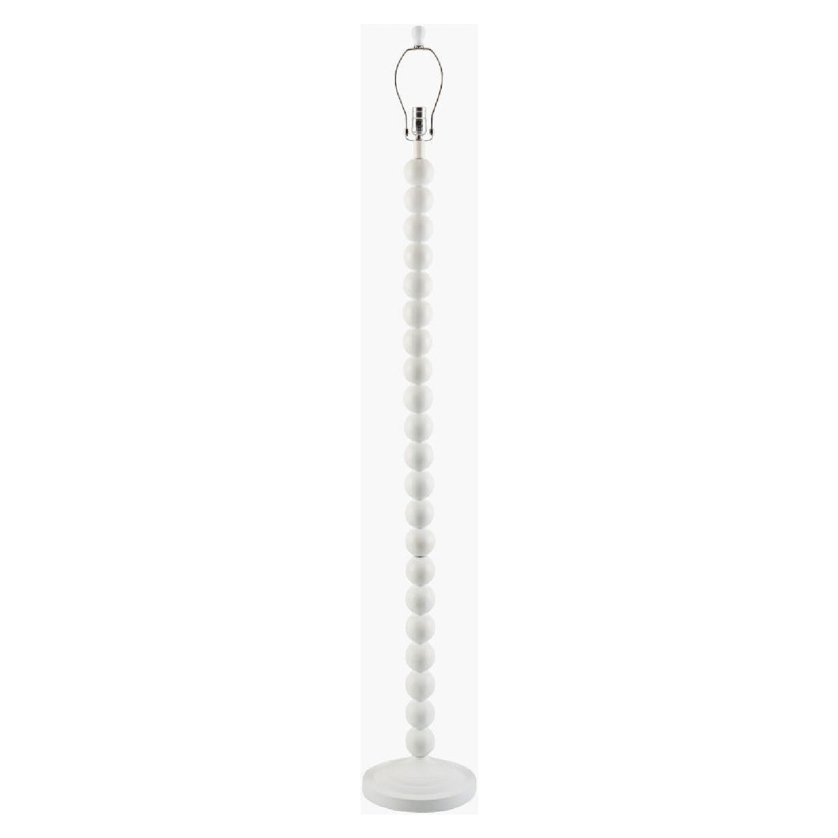 Modern European furniture - Painted White Accent Floor Lamp - www.oroa.com