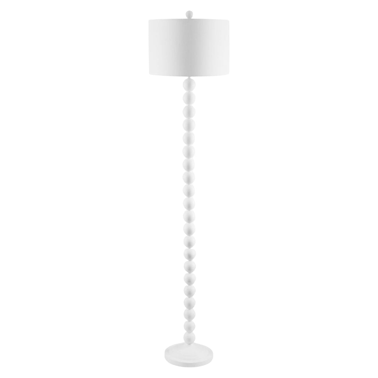 Painted White Accent Floor Lamp | Oroa.com