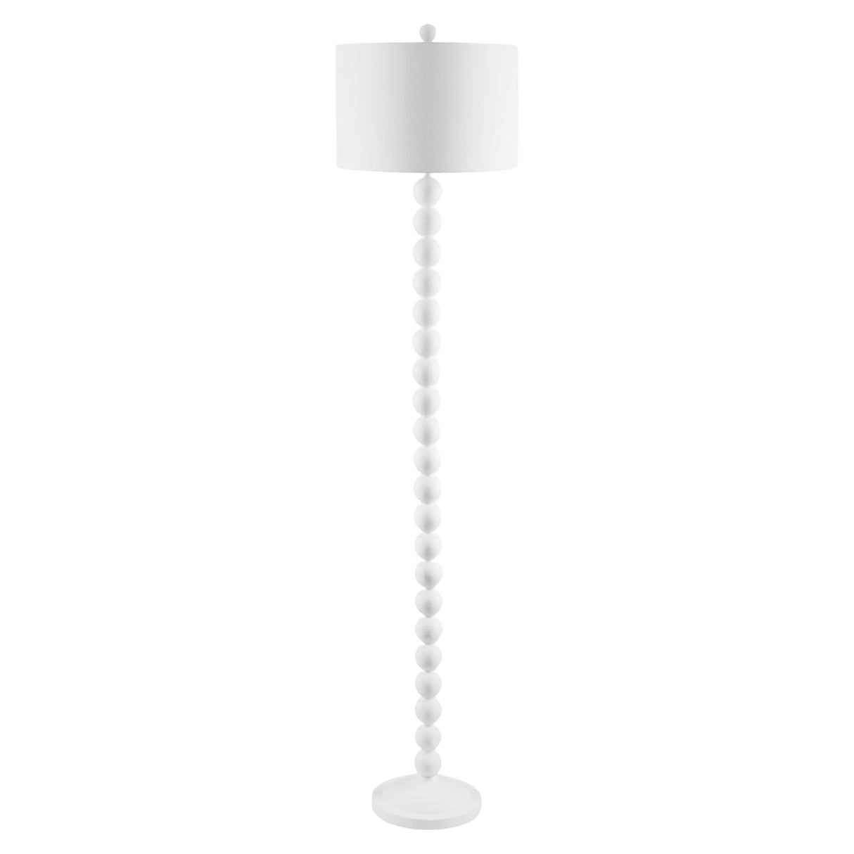 Modern European furniture - Painted White Accent Floor Lamp - www.oroa.com