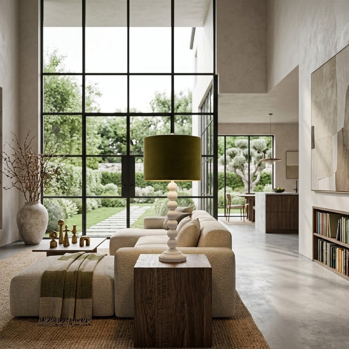 Modern European furniture - Stacked Spheres Accent Table Lamp L - www.oroa.com