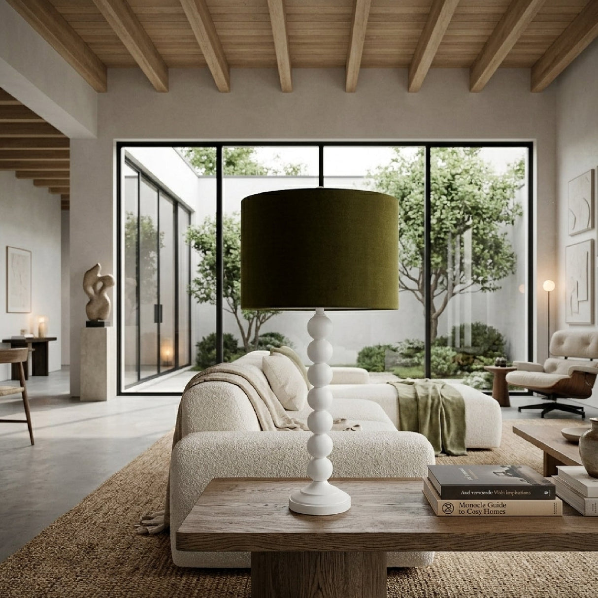 Modern European furniture - Stacked Spheres Accent Table Lamp L - www.oroa.com