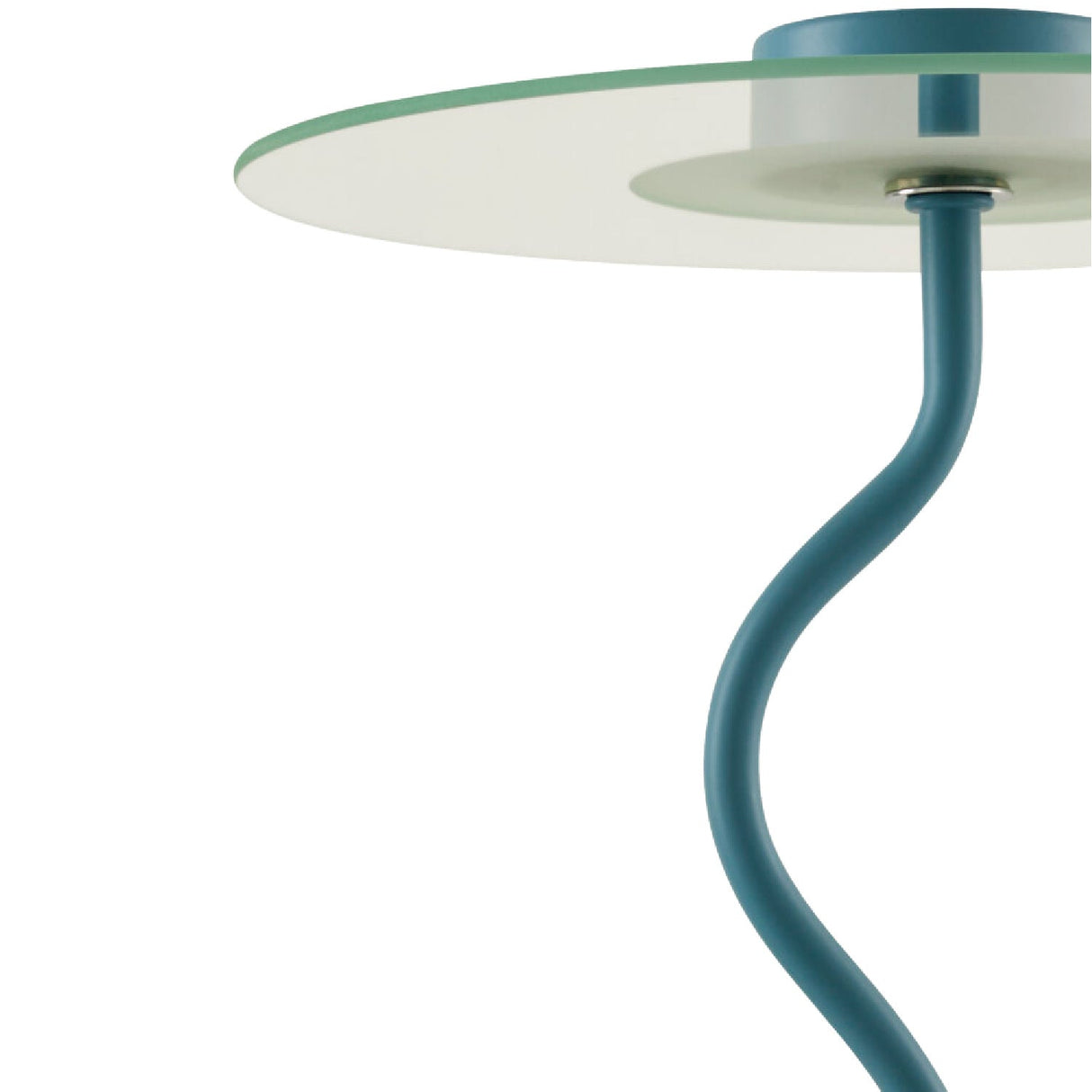 Modern European furniture - Blue Wavy Accent Table Lamp - www.oroa.com