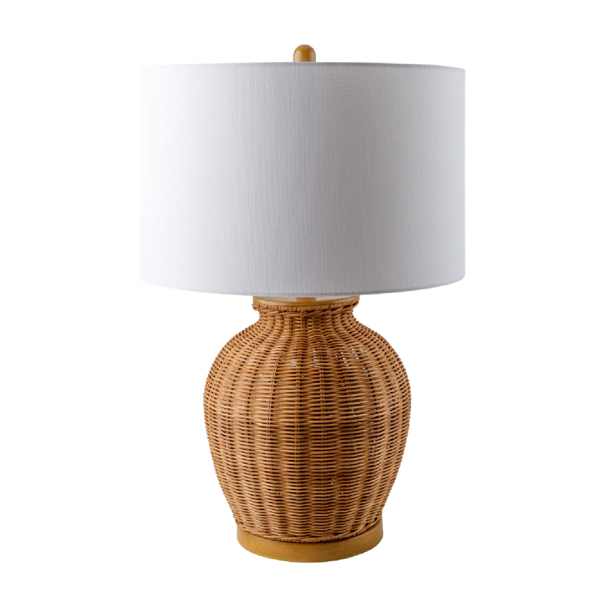 Modern European furniture - Brown Rattan Accent Table Lamp - www.oroa.com