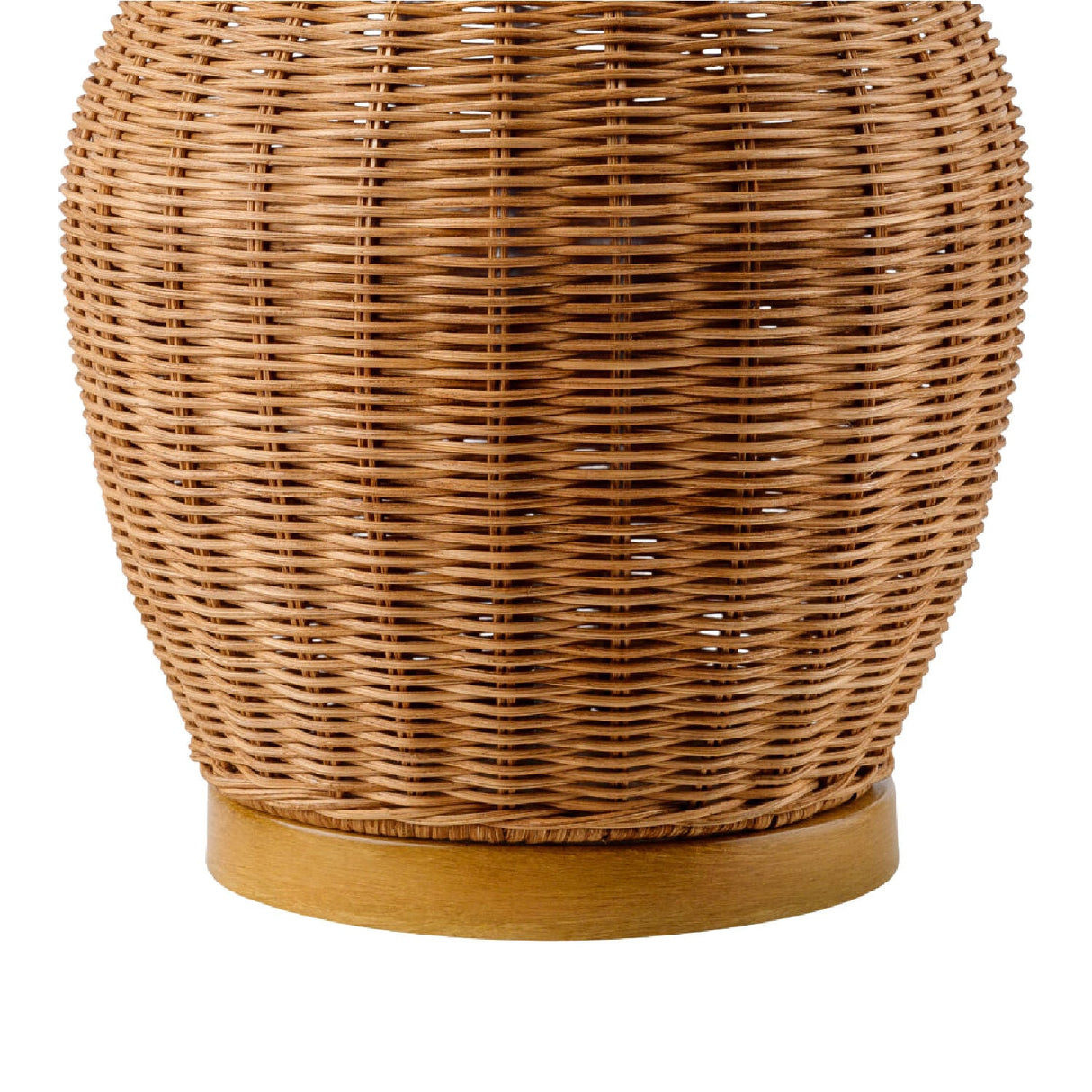 Modern European furniture - Brown Rattan Accent Table Lamp - www.oroa.com