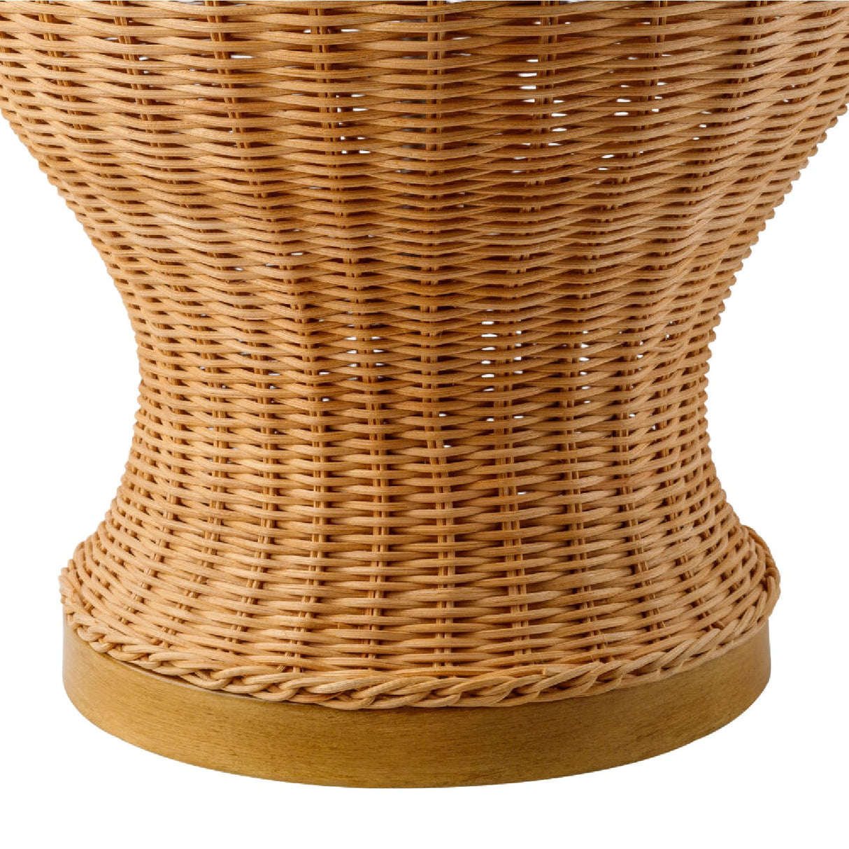 Modern European furniture - Brown Rattan Accent Table Lamp - www.oroa.com
