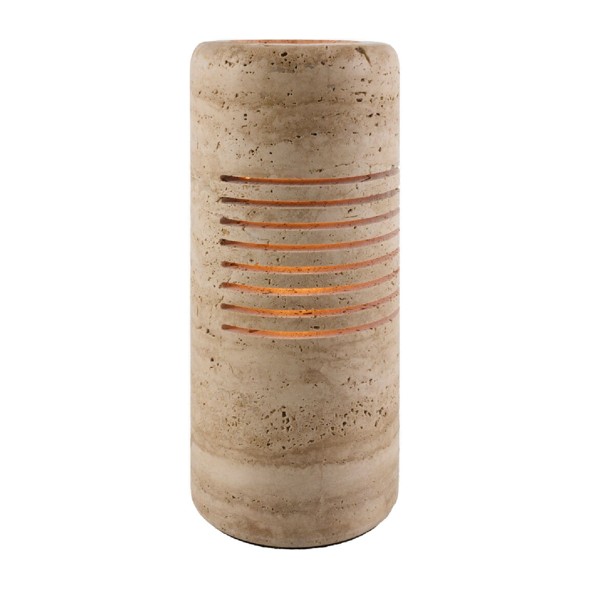 Modern European furniture - Beige Travertine Accent Table Lamp - www.oroa.com