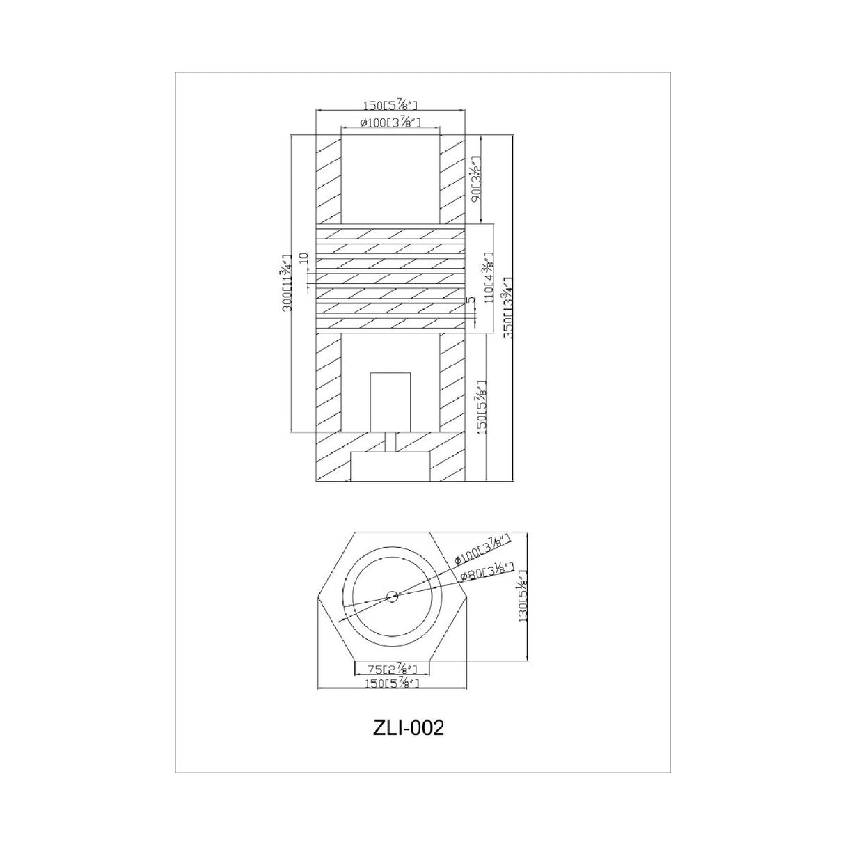 Beige Travertine Accent Table Lamp | Oroa.com