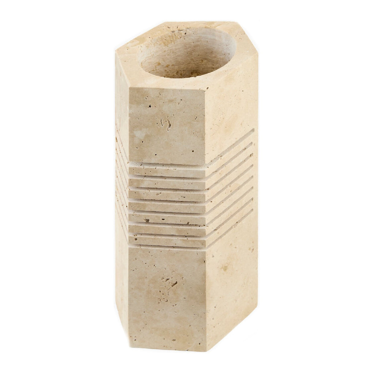 Modern European furniture - Beige Travertine Accent Table Lamp - www.oroa.com