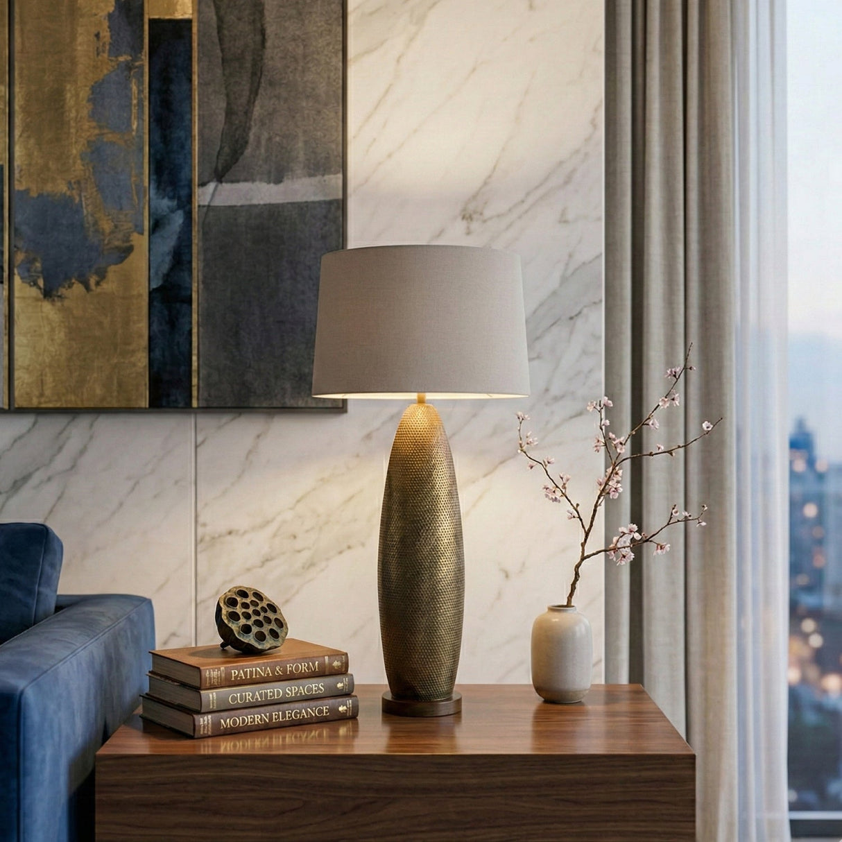 Modern European furniture - Brown Base Accent Floor Lamp - www.oroa.com