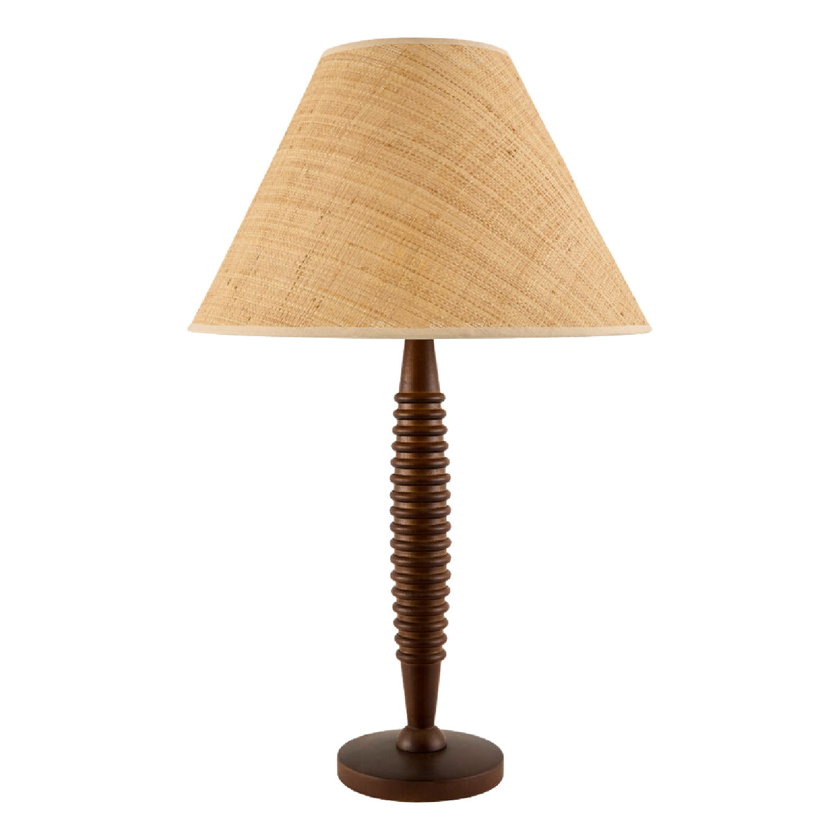 Brown Linen Accent Table Lamp | Oroa.com