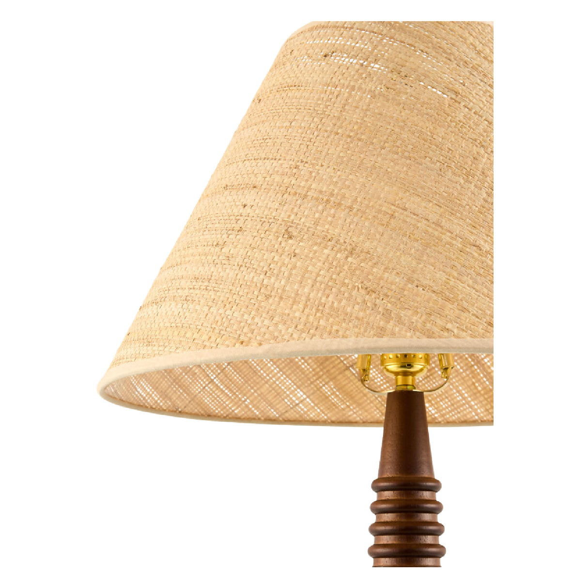 Brown Linen Accent Table Lamp | Oroa.com