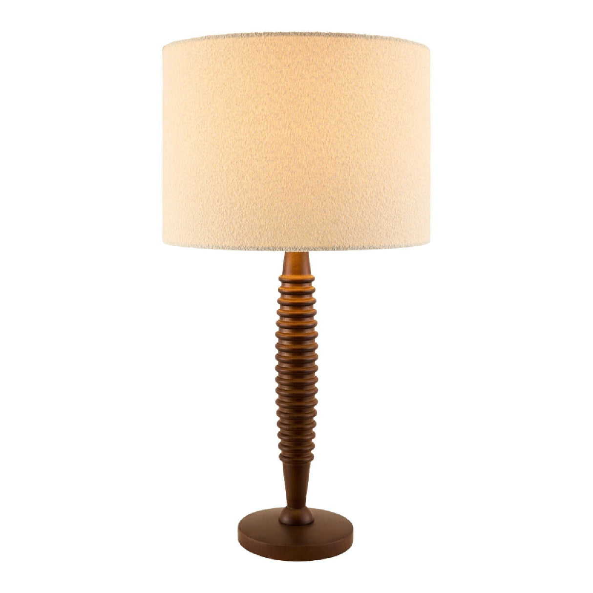 Modern European furniture - Beige Linen Accent Table Lamp - www.oroa.com
