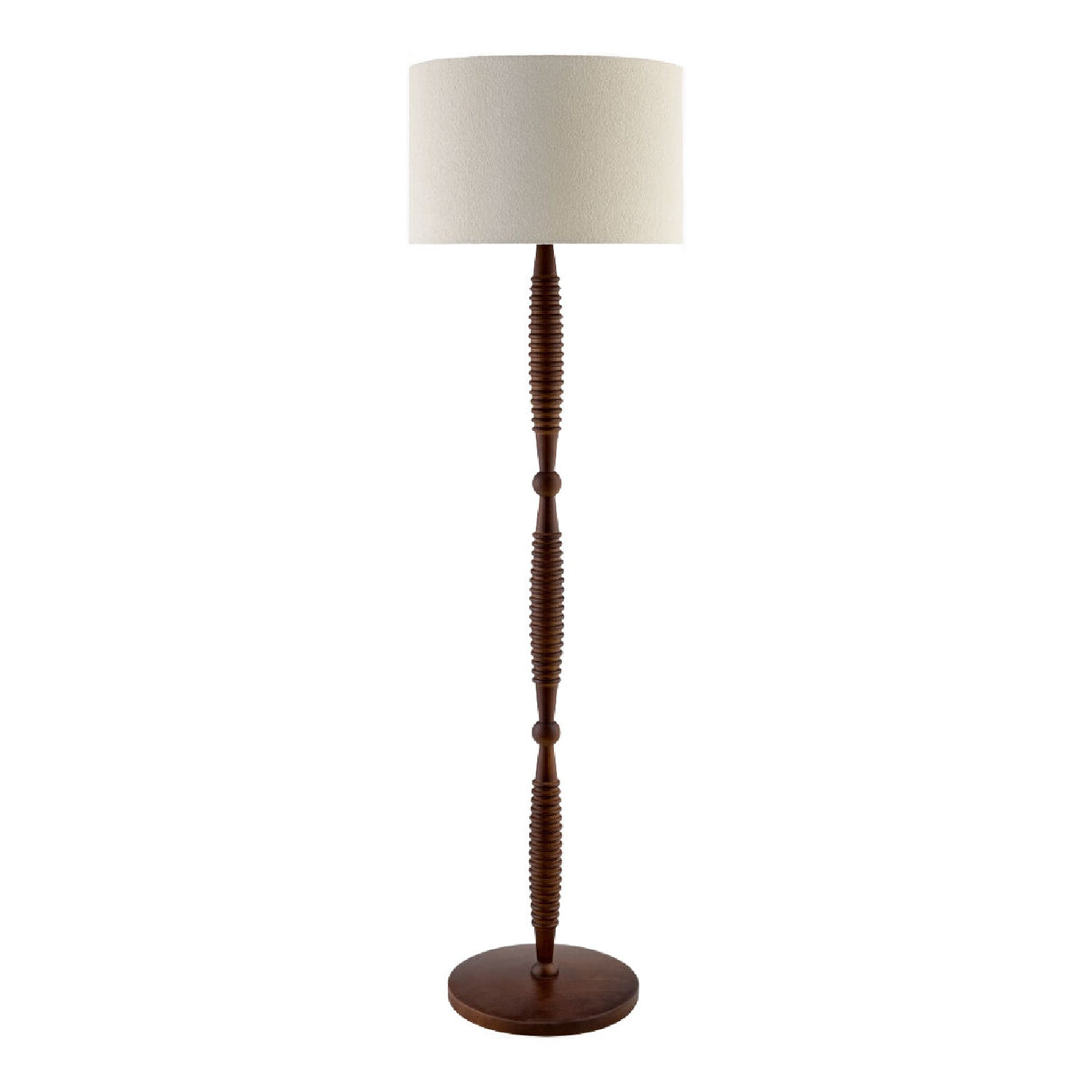 Modern European furniture - Beige Linen Accent Floor Lamp - www.oroa.com
