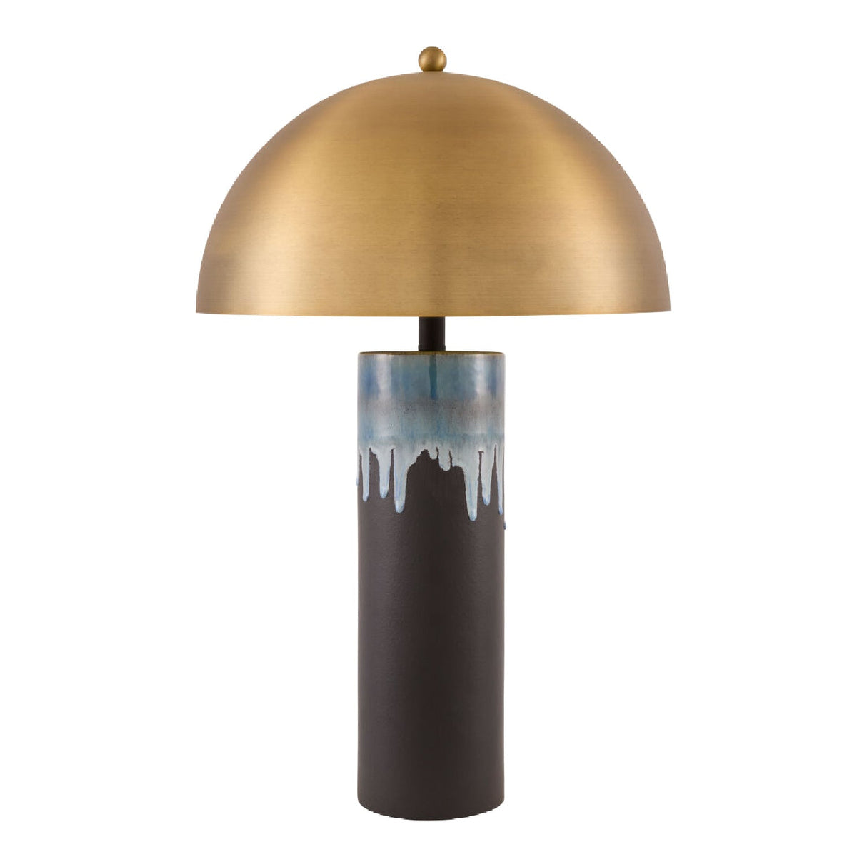 Modern European furniture - Gold Metal Dome Table Lamp - www.oroa.com