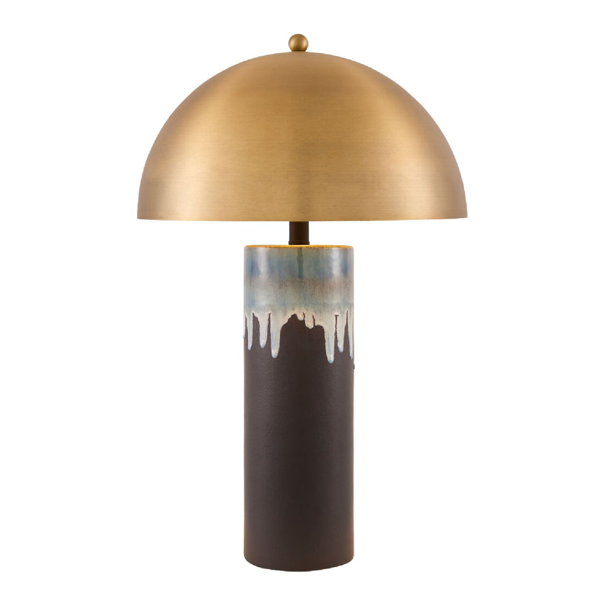 Modern European furniture - Gold Metal Dome Table Lamp - www.oroa.com