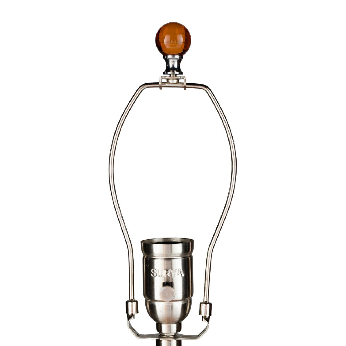 Modern European furniture - Orange Glass Accent Table Lamp - www.oroa.com