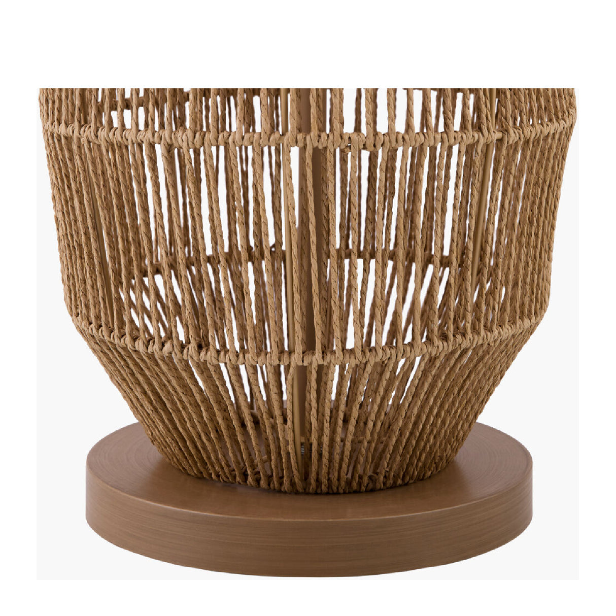 Natural Rattan Accent Floor Lamp | Oroa.com