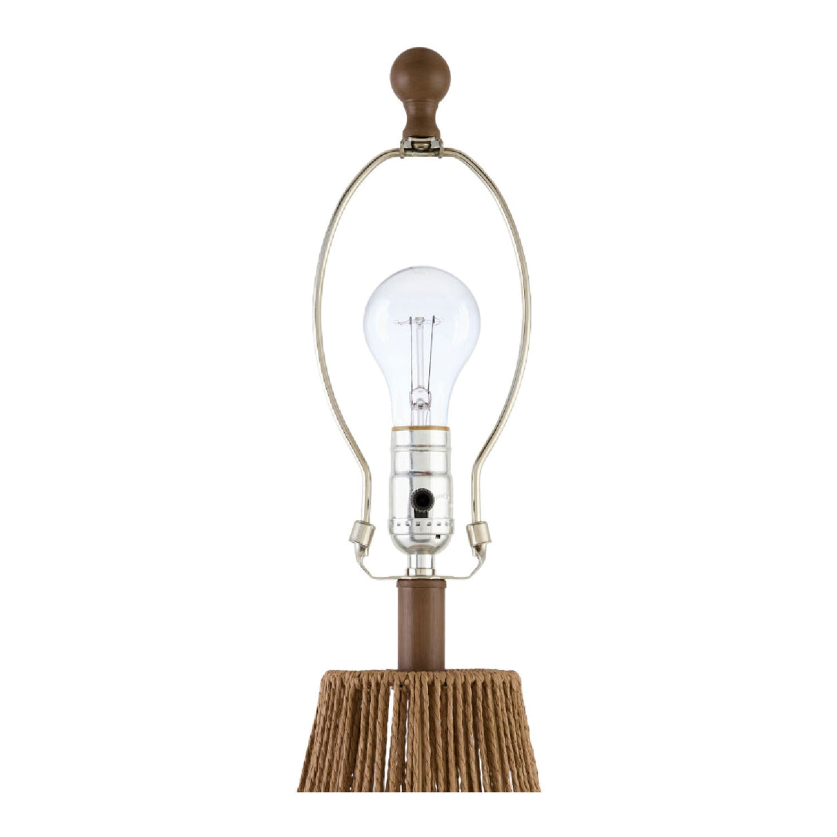 Modern European furniture - Natural Rattan Accent Floor Lamp - www.oroa.com