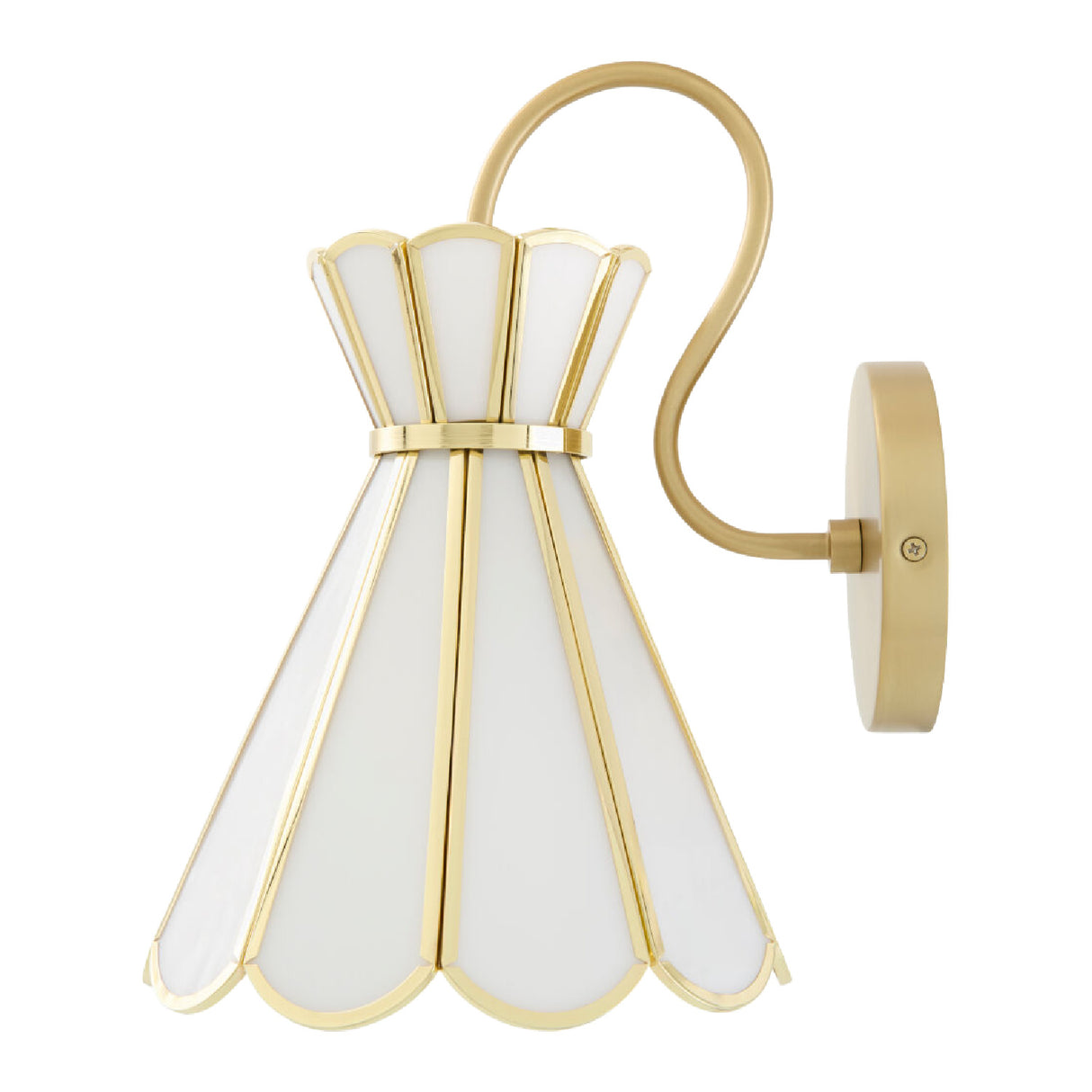 Gold Flared Wall Lamp | Oroa.com
