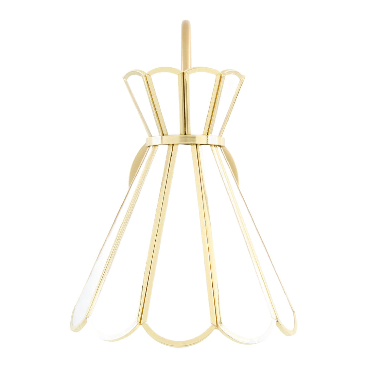 Modern European furniture - Gold Flared Wall Lamp - www.oroa.com