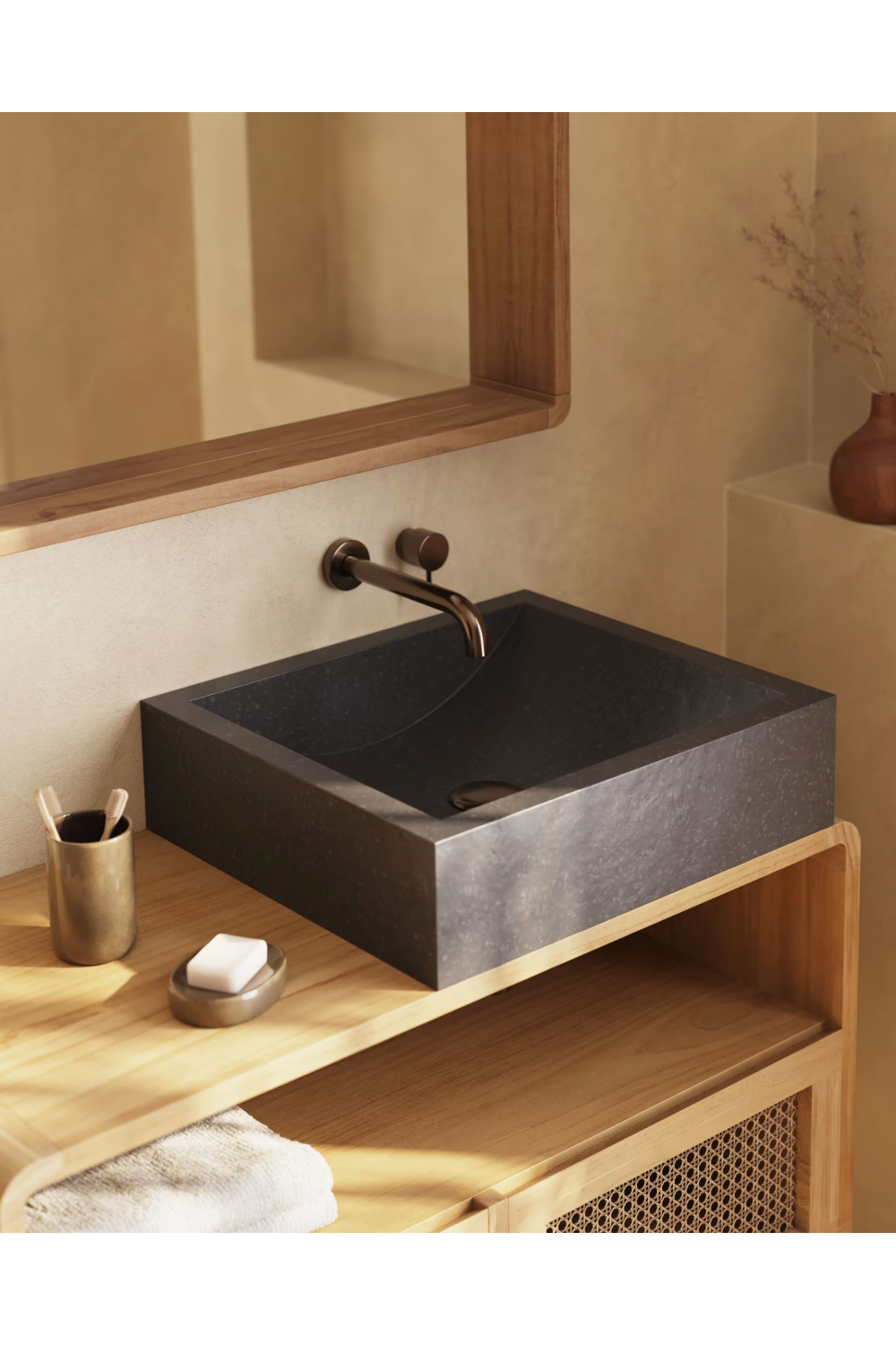 Modern Terrazzo Bathroom Sink | Oroa.com