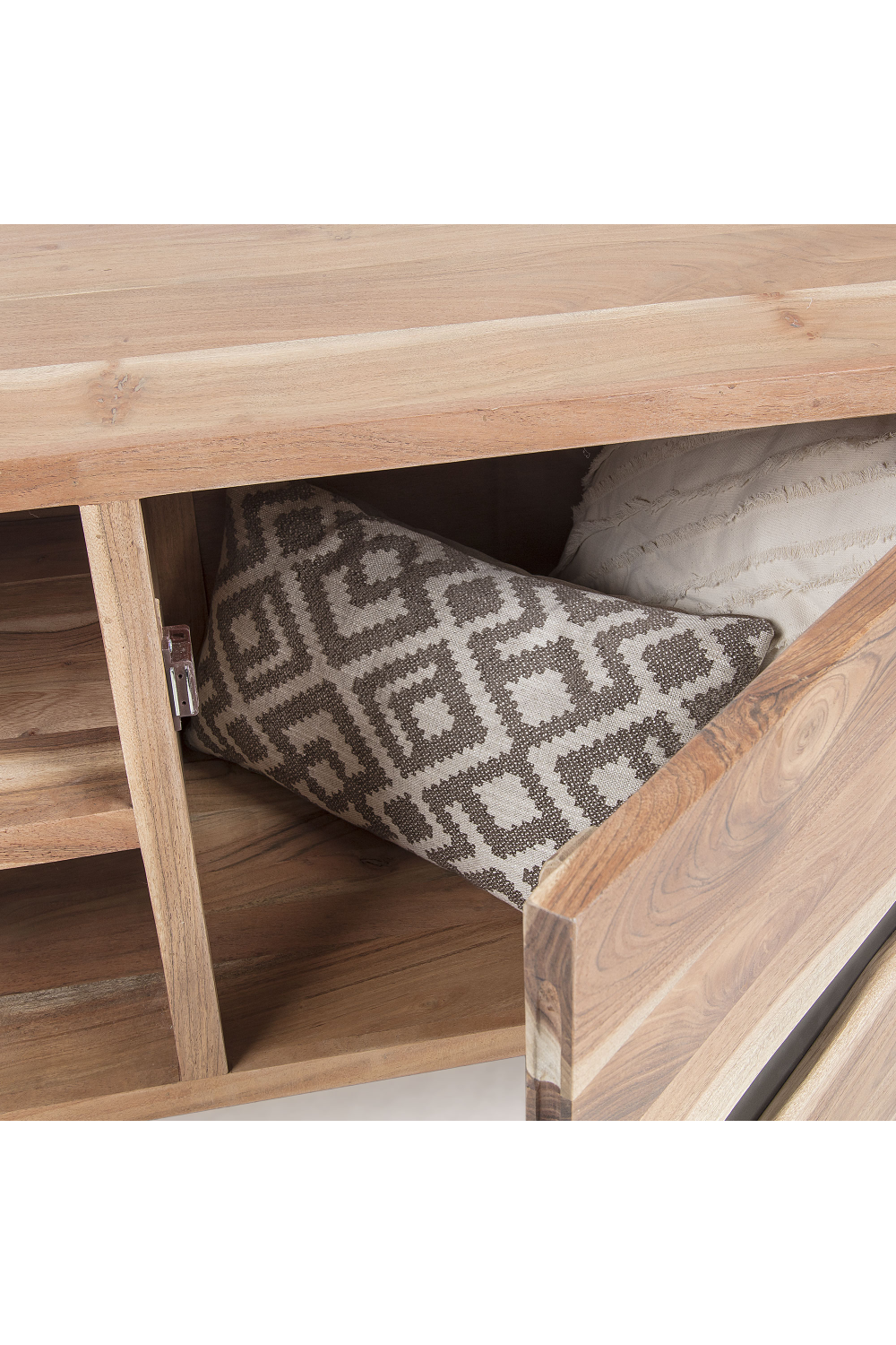 Acacia Wood TV Cabinet | La Forma Uxia | Oroa.com