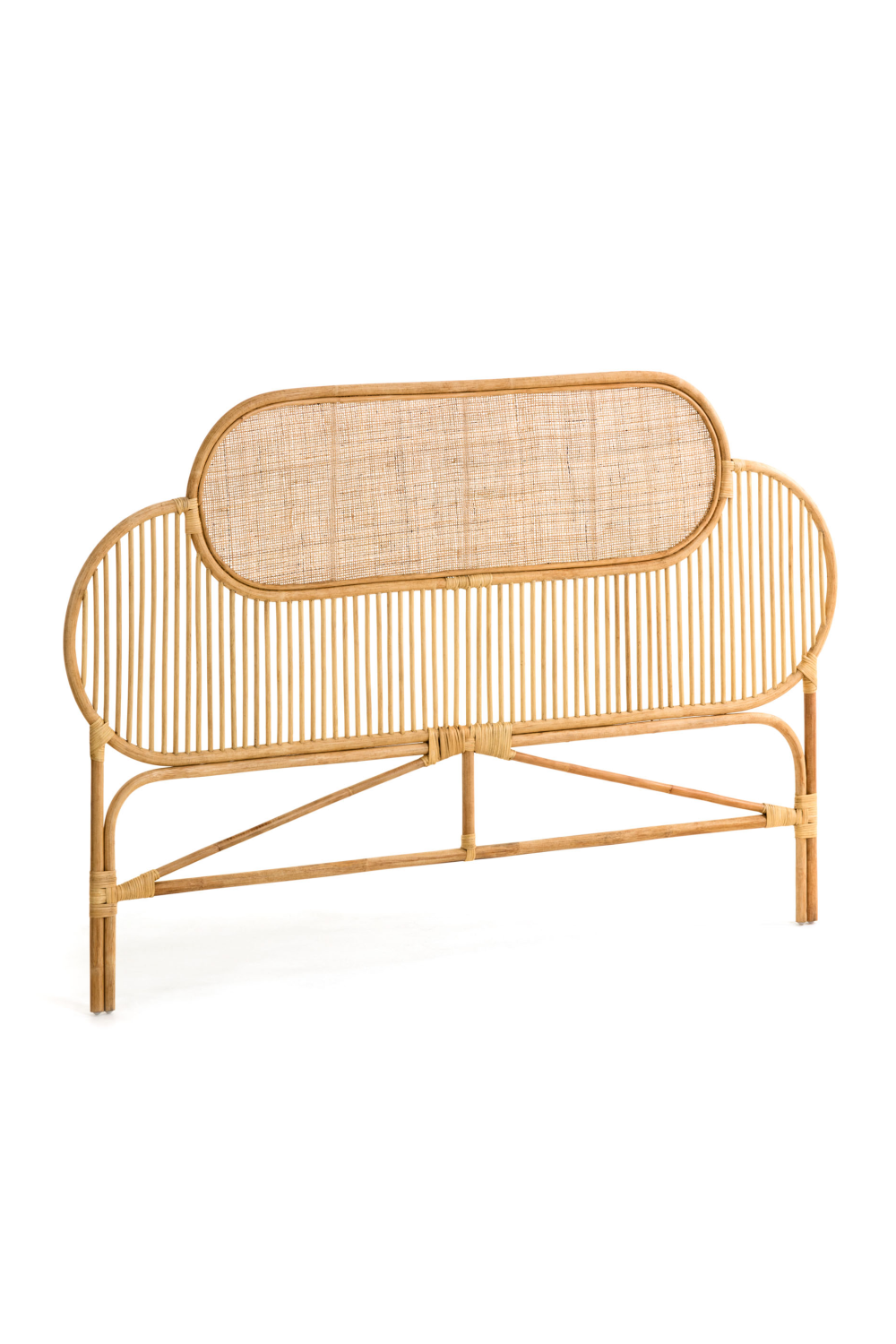 Natural Weaved Rattan Queen Headboard 67" | La Forma Lalita | Oroa.com