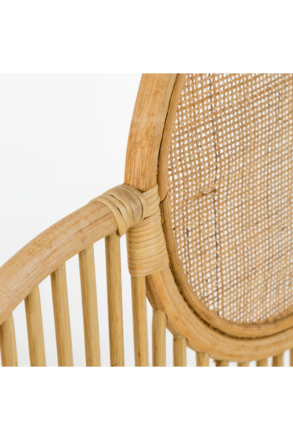 Natural Weaved Rattan Queen Headboard 67" | Oroa.com
