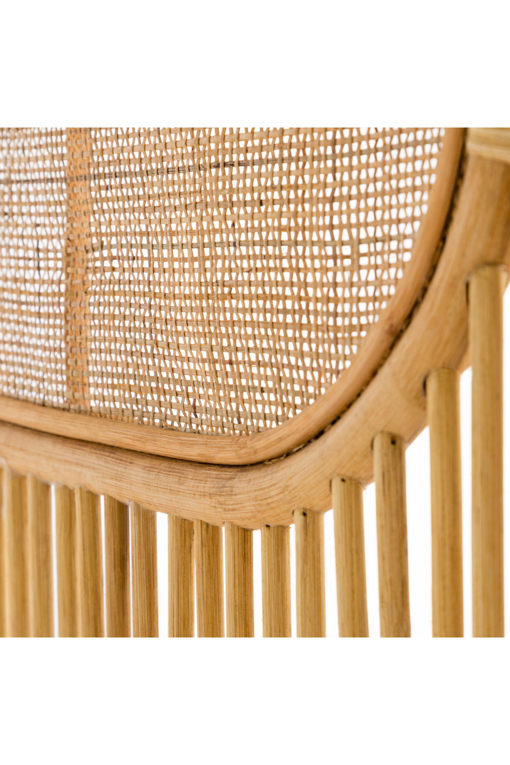 Natural Weaved Rattan Queen Headboard 67" | Oroa.com