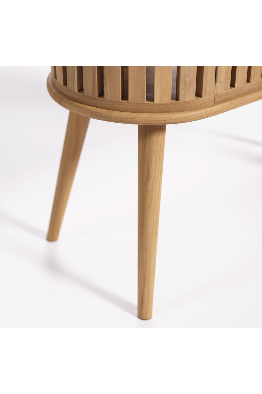 Oval Wooden Vanity Unit | La Forma Rokia