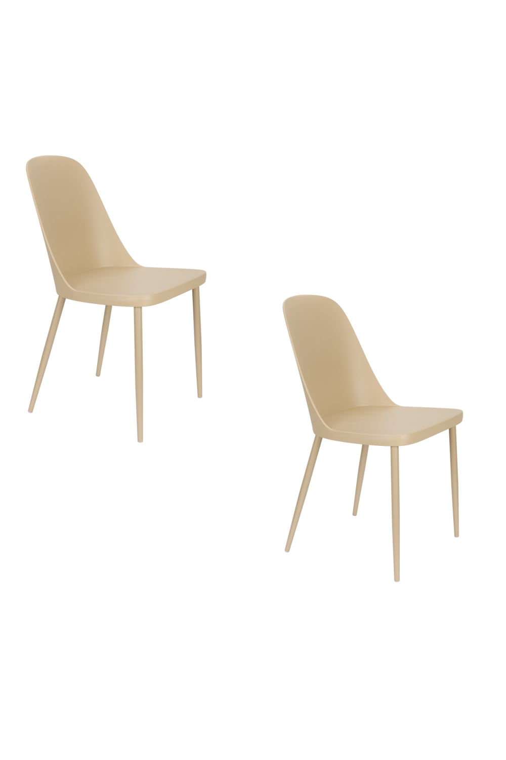 Modern Molded Dining Chairs (2) | DF Pip | Oroa.com