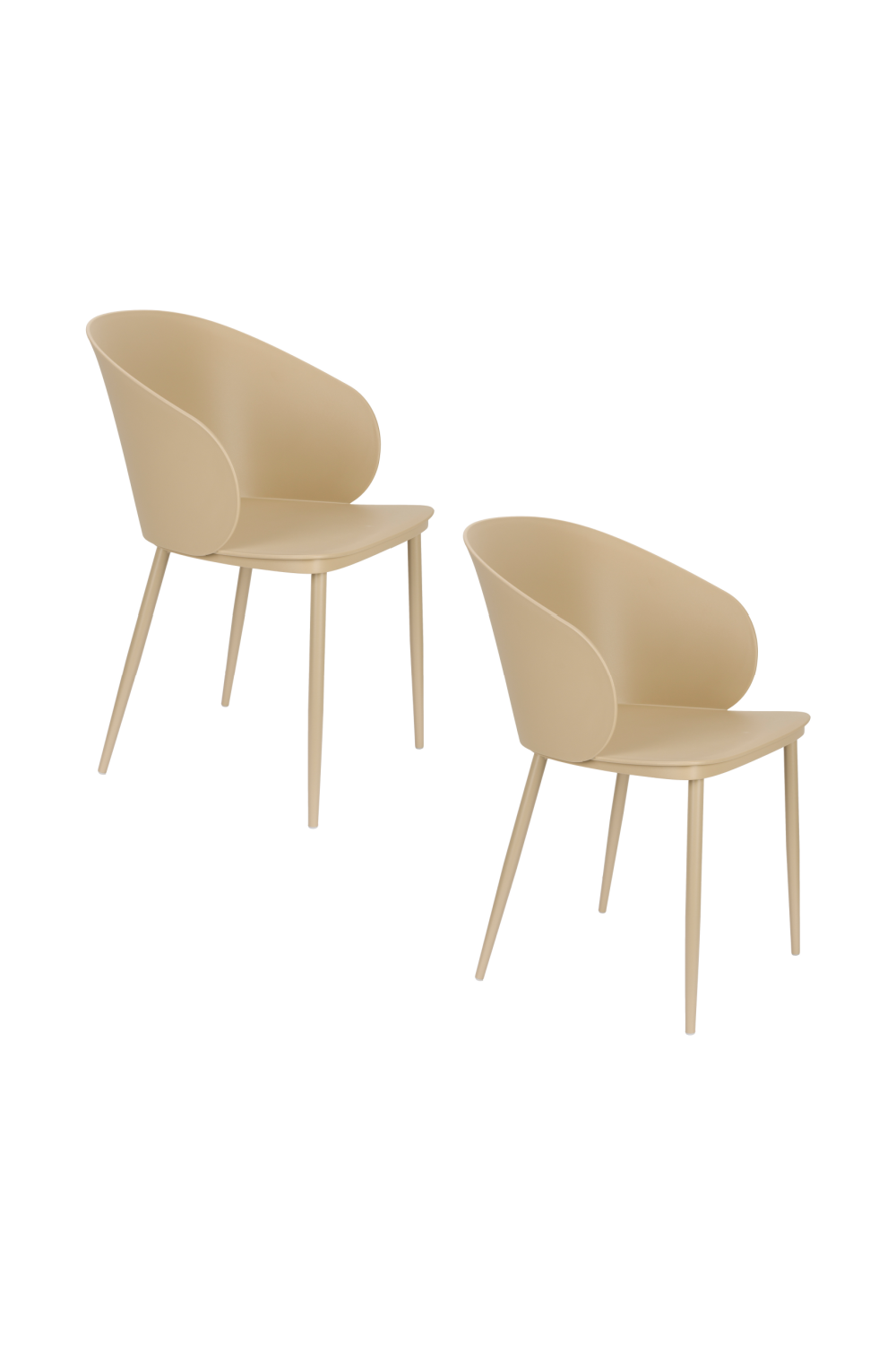 Curved Back Dining Chairs (2) | DF Gigi | Oroa.com