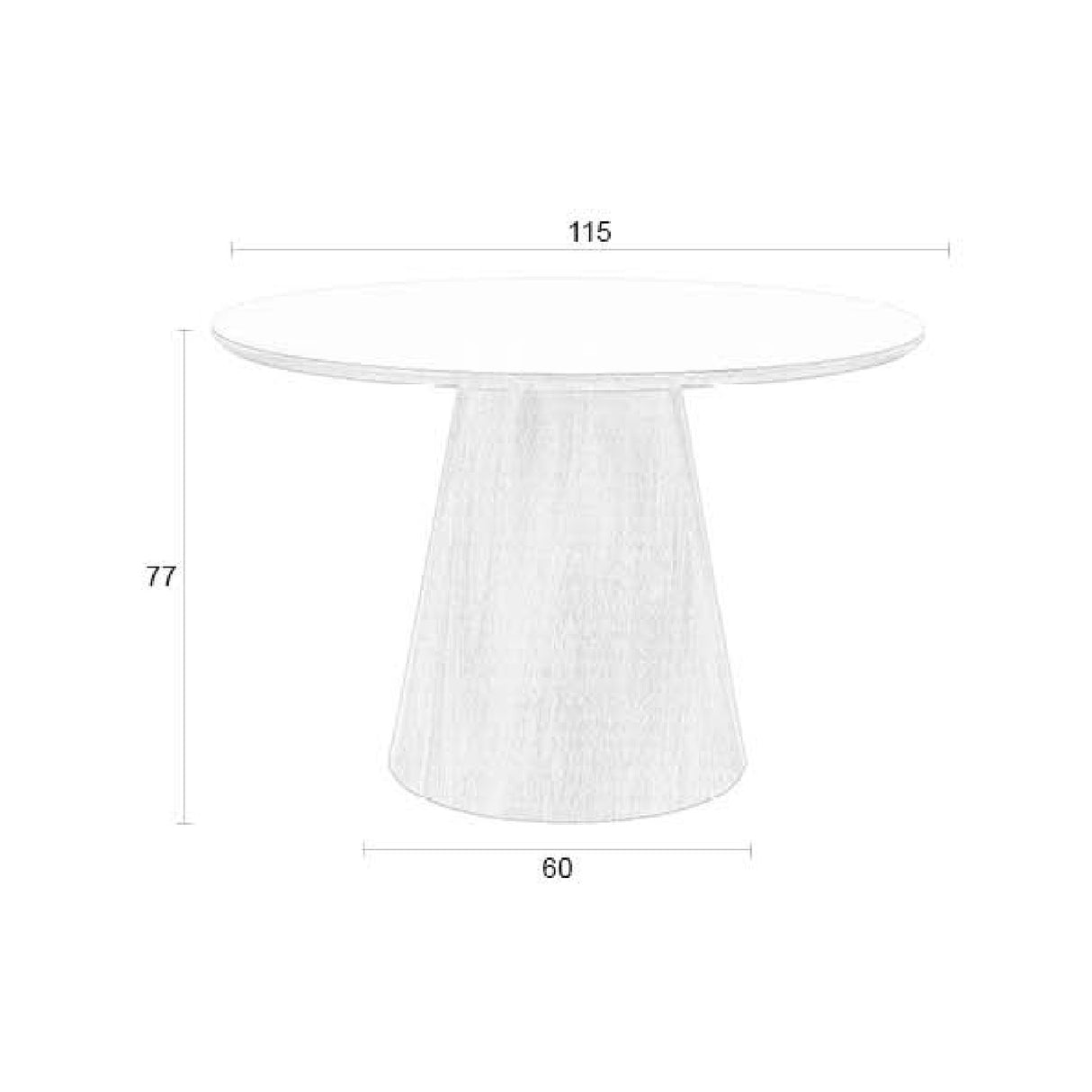 Modern European furniture - Round Wood Dining Table - www.oroa.com | Oroa.com