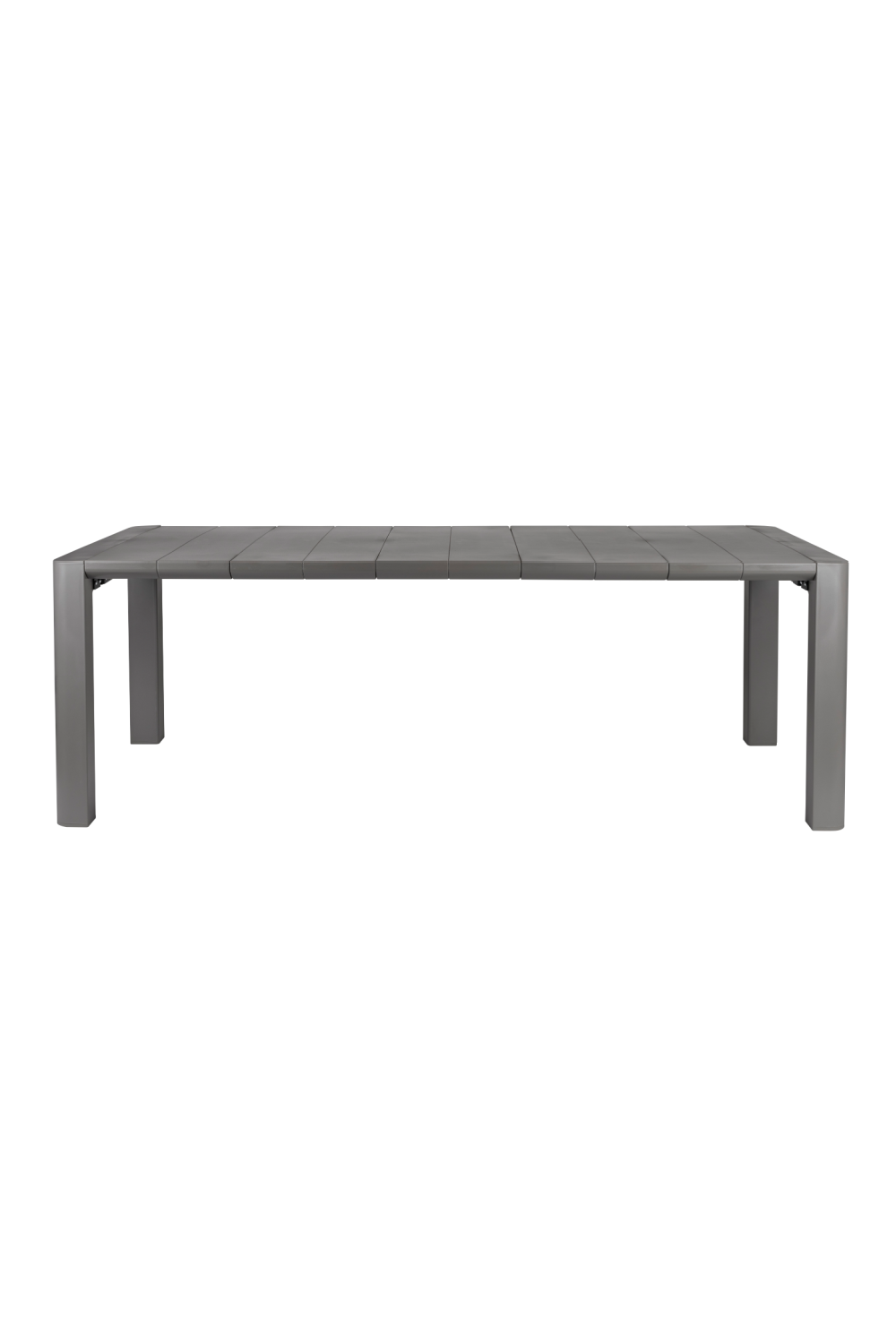 Gray Steel Outdoor Dining Table | DF Alban | OROA.com